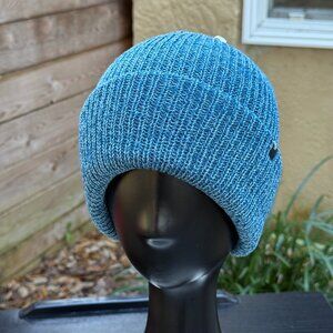 Mountain Hardwear Wool Ski Beanie Unisex Lone Pine Blue Winter Warm One Size New